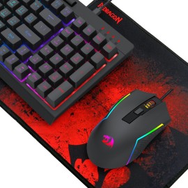 Redragon 4-in-1 Keyboard | Mouse | Mousepad | Headset Gaming Combo Redragon 4-in-1 Keyboard | Mouse | Mousepad | Headset Gaming Combo
