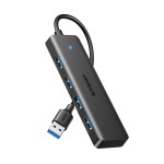 UGREEN 4-in-1 USB 3.0 Hub - High-Speed 5Gbps Data Transfer - Grey UGREEN 4-in-1 USB 3.0 Hub - High-Speed 5Gbps Data Transfer - Grey
