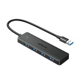 UGREEN 4-in-1 USB 3.0 Hub - High-Speed 5Gbps Data Transfer - Grey UGREEN 4-in-1 USB 3.0 Hub - High-Speed 5Gbps Data Transfer - Grey