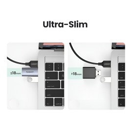 UGREEN CM383-80864 USB-A to 3.5mm Audio Jack External Sound Adapter - Silver UGREEN CM383-80864 USB-A to 3.5mm Audio Jack External Sound Adapter - Silver