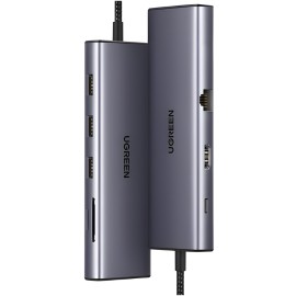 UGREEN 9-in-1 Type-C Hub | HDMI | VGA | LAN | SD/TF | 100W PD | USB3.0 UGREEN 9-in-1 Type-C Hub | HDMI | VGA | LAN | SD/TF | 100W PD | USB3.0