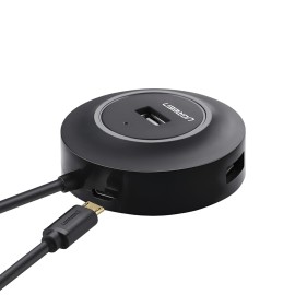 UGREEN 4-IN 1 USB 2.0 Hub (20777) - Black UGREEN 4-IN 1 USB 2.0 Hub (20777) - Black
