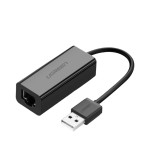 UGREEN CR110 Ethernet Adapter | USB 2.0 to RJ45 - Black UGREEN CR110 Ethernet Adapter | USB 2.0 to RJ45 - Black