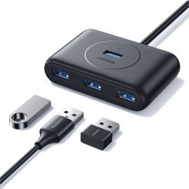 UGREEN 4-Port USB 3.0 Hub | 5Gbps Data Transfer - 0.5m UGREEN 4-Port USB 3.0 Hub | 5Gbps Data Transfer - 0.5m