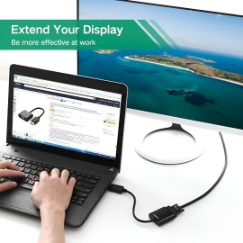 UGREEN DisplayPort Male to VGA Female Converter UGREEN DisplayPort Male to VGA Female Converter