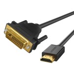 UGREEN HDMI Male to DVI(24+1) Male Cable 1.5m UGREEN HDMI Male to DVI(24+1) Male Cable 1.5m