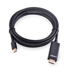 UGREEN Mini DisplayPort Male to 4K@30Hz HDMI Cable 1.5m - Black UGREEN Mini DisplayPort Male to 4K@30Hz HDMI Cable 1.5m - Black