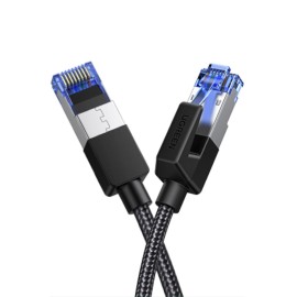 UGREEN Cat8 Nylon Braided Ethernet Cable - 40Gbps with Modular Plugs - 1m UGREEN Cat8 Nylon Braided Ethernet Cable - 40Gbps with Modular Plugs - 1m