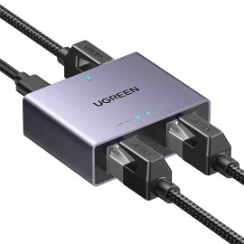 UGREEN 1-to-2 Gigabit Ethernet Splitter, 1000Mbps LAN Network Adapter UGREEN 1-to-2 Gigabit Ethernet Splitter, 1000Mbps LAN Network Adapter