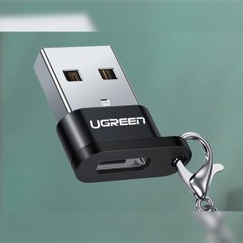 UGREEN USB A Male to USB Type-C Female Adapter (Black) UGREEN USB A Male to USB Type-C Female Adapter (Black)