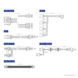 FSP VITA GM 1000W Gold Power Supply - ATX 3.1, PCIe 5.1, 80 Plus Gold