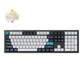 Keychron Q6 Max QMK/VIA Wireless Mechanical Keyboard (Full-Size, Gateron Jupiter Banana) Keychron Q6 Max QMK/VIA Wireless Mechanical Keyboard (Full-Size, Gateron Jupiter Banana)