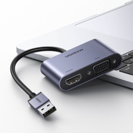 UGREEN CM449 USB-A to HDMI + VGA 1080P Display Adapter UGREEN CM449 USB-A to HDMI + VGA 1080P Display Adapter