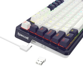 Redragon UCAL K673 PRO Mechanical Wireless Gaming Keyboard - Black Redragon UCAL K673 PRO Mechanical Wireless Gaming Keyboard - Black