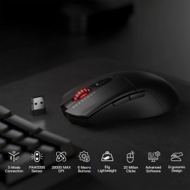 Redragon FYZU M995 PRO Wireless Gaming Mouse - Black Redragon FYZU M995 PRO Wireless Gaming Mouse - Black