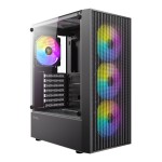 Antec AX27 RGB ELITE ATX Gaming Chassis - Black