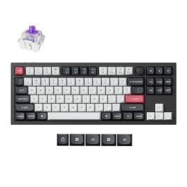 Keychron Q3 HE QMK 80% Wireless Custom Mechanical Keyboard (Nebula Switch) – Carbon Black Keychron Q3 HE QMK 80% Wireless Custom Mechanical Keyboard (Nebula Switch) – Carbon Black