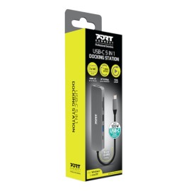 Port Connect 5-in-1 USB Type-C 4K Docking Station Port Connect 5-in-1 USB Type-C 4K Docking Station