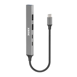 Port USB Type-C Hub 4 x USB + 1 x Charging Port Port USB Type-C Hub 4 x USB + 1 x Charging Port