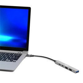 Port USB Type-C Hub 4 x USB + 1 x Charging Port Port USB Type-C Hub 4 x USB + 1 x Charging Port