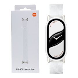 Xiaomi Smart Band 10 Magnetic Kona Leather Strap - Glacier White Xiaomi Smart Band 10 Magnetic Kona Leather Strap - Glacier White