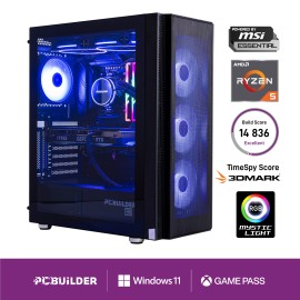 PCBuilder Ryzen 5 9600X NEXUS Windows 11 Gaming PC PCBuilder Ryzen 5 9600X NEXUS Windows 11 Gaming PC
