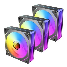 Antec VISION PWM 120mm ARGB Reverse Infinity Mirror Case Fan 3 Pack Black Antec VISION PWM 120mm ARGB Reverse Infinity Mirror Case Fan 3 Pack Black