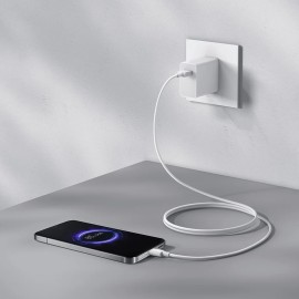 Xiaomi 3A USB-A to USB Type-C Cable 1M - White Xiaomi 3A USB-A to USB Type-C Cable 1M - White