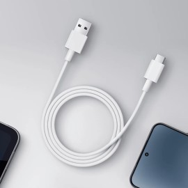 Xiaomi 3A USB-A to USB Type-C Cable 1M - White Xiaomi 3A USB-A to USB Type-C Cable 1M - White