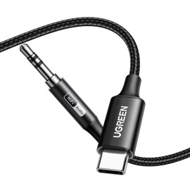 UGREEN USB Type-C to 3.5mm AUX Audio Cable 2M - Black UGREEN USB Type-C to 3.5mm AUX Audio Cable 2M - Black