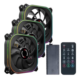 PCBuilder TORNADO CHILL ARGB 120mm Fan Kit PCBuilder TORNADO CHILL ARGB 120mm Fan Kit