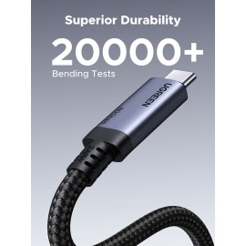 UGREEN USB4 Gen4 240W USB-C to USB-C Cable (Black) UGREEN USB4 Gen4 240W USB-C to USB-C Cable (Black)