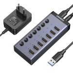UGREEN 7 in 1 USB 3.0 Hub-Grey UGREEN 7 in 1 USB 3.0 Hub-Grey