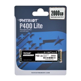 Patriot P400 Lite 2TB M.2 PCIe Gen 4 x4 NVMe SSD Patriot P400 Lite 2TB M.2 PCIe Gen 4 x4 NVMe SSD