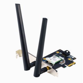 ASUS  Wi-Fi 7 Tri-Band PCIe Wireless Adapter with Bluetooth 5.4 – Black