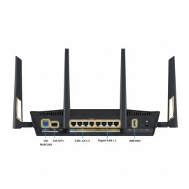 ASUS RT-BE88U Wi-Fi 7 Dual-Band 10G + 2.5G AiMesh Router ASUS RT-BE88U Wi-Fi 7 Dual-Band 10G + 2.5G AiMesh Router