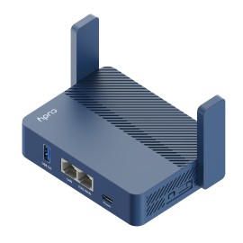 Cudy AX3000 2.5G Wi-Fi 6 Mini VPN Travel Router - Navy Blue Cudy AX3000 2.5G Wi-Fi 6 Mini VPN Travel Router - Navy Blue