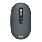 Port Connect PURE MAC Rechargeable Wireless and Bluetooth Mouse - Shadow
