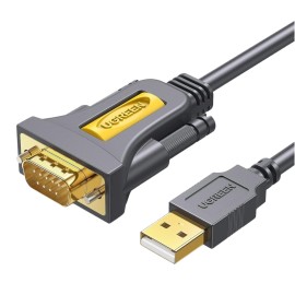 UGREEN USB 2.0 to RS-232 Serial Adapter Cable (USB-A Male to DB9 Male)-Black UGREEN USB 2.0 to RS-232 Serial Adapter Cable (USB-A Male to DB9 Male)-Black