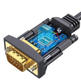 UGREEN USB 2.0 to RS-232 Serial Adapter Cable (USB-A Male to DB9 Male)-Black UGREEN USB 2.0 to RS-232 Serial Adapter Cable (USB-A Male to DB9 Male)-Black