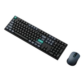 Keychron B36 100% Layout Wireless Keyboard and Mouse Combo – Black/Green Keychron B36 100% Layout Wireless Keyboard and Mouse Combo – Black/Green