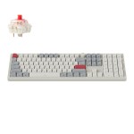 Keychron Q6 Max QMK/VIA Wireless Custom Mechanical Keyboard OSA Gateron Red Jupiter Switches - Shell White Keychron Q6 Max QMK/VIA Wireless Custom Mechanical Keyboard OSA Gateron Red Jupiter Switches - Shell White