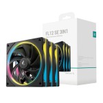 DeepCool FL12 SE 3-in-1 ARGB 120mm Fan Pack - Black DeepCool FL12 SE 3-in-1 ARGB 120mm Fan Pack - Black