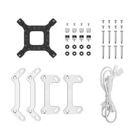 DeepCool LM240 ARGB 240mm AiO CPU Liquid Cooler - White DeepCool LM240 ARGB 240mm AiO CPU Liquid Cooler - White