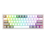 Redragon K617 FIZZ 60% Wired RGB Gaming Keyboard - White/Grey Redragon K617 FIZZ 60% Wired RGB Gaming Keyboard - White/Grey