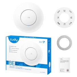 Cudy BE3600 2.5G Dual Band WiFi7 Ceiling Access Point Cudy BE3600 2.5G Dual Band WiFi7 Ceiling Access Point