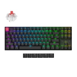 Keychron K8 QMK 80% TKL Wireless Mechanical Keyboard V2 Red Switches - Black Keychron K8 QMK 80% TKL Wireless Mechanical Keyboard V2 Red Switches - Black