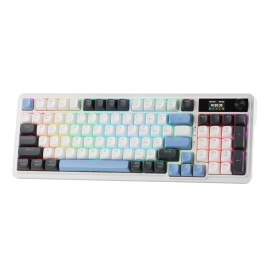 Redragon K719WGB GALATIN RGB PRO Full sized Wireless Gaming Keyboard - White Redragon K719WGB GALATIN RGB PRO Full sized Wireless Gaming Keyboard - White
