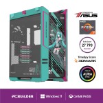 PCBuilder Ryzen 7 9800X3D ASUS X MIKU Windows 11 Gaming PC PCBuilder Ryzen 7 9800X3D ASUS X MIKU Windows 11 Gaming PC