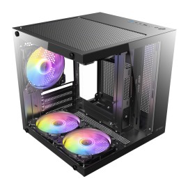 Antec VCX10M ARGB Micro-ATX | ITX Mini-Tower Gaming Chassis - Black Antec VCX10M ARGB Micro-ATX | ITX Mini-Tower Gaming Chassis - Black